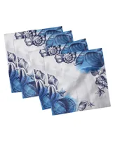 Ambesonne Ocean Set of 4 Napkins, 18" x 18"