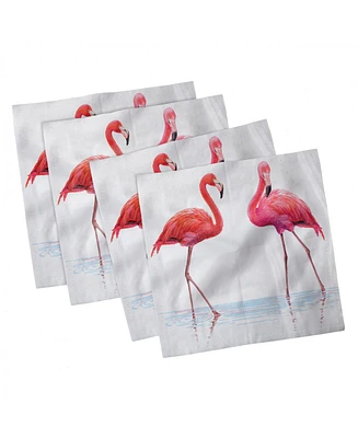 Ambesonne Animal Set of 4 Napkins, 18" x 18"