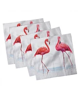 Ambesonne Animal Set of 4 Napkins, 18" x 18"