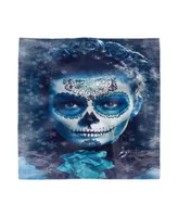 Ambesonne Sugar Skull Set of 4 Napkins