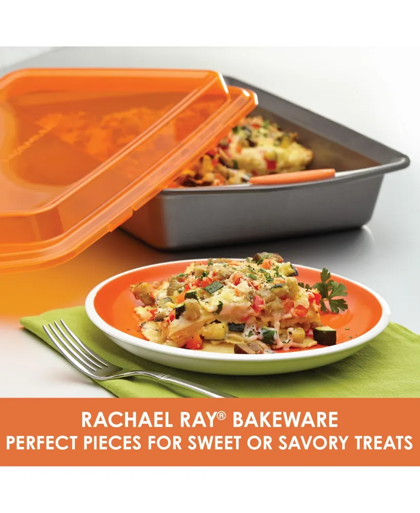 Rachael Ray Non-Stick Bakeware 9" by 13" Cake Pan & Lid