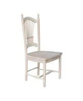 International Concepts Sheafback Chairs, Set of 2
