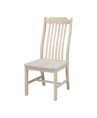 International Concepts Steambent Mission Chairs, Set of 2