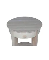 International Concepts Phillips Accent Table with Drawer