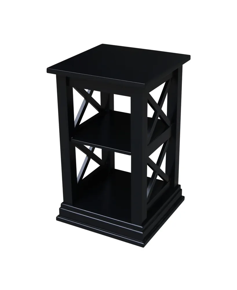 International Concepts Hampton Accent Table with Shelves