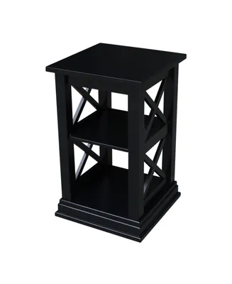 International Concepts Hampton Accent Table with Shelves