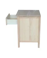 International Concepts Nightstand with 1 Drawer