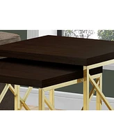 Monarch Specialties Nesting Table - 2 Piece Set