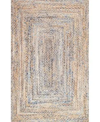 Nuloom Dune Road Hand Braided Eliz Blue Area Rug