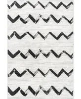 nuLoom Creek Vintage-Inspired Aurelie Gray 6'7" x 9' Area Rug