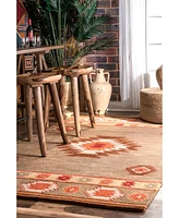 nuLoom Florence Shyla Abstract 8'6" x 11'6" Area Rug