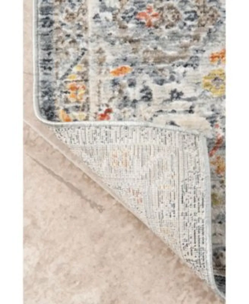 Nuloom Laziza Seren Persian Distressed Silver Area Rug