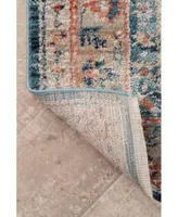 Nuloom Delicate Derya Persian Vintage Inspired Blue Area Rug