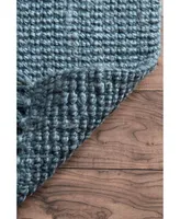 nuLoom Natura Collection Chunky Loop 5' x 7'6" Area Rug