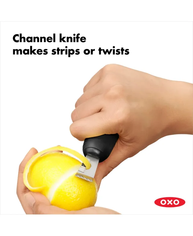 OXO Good Grips Citrus Zester with Channel Knife - Macy's