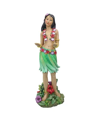 Design Toscano Hawaiian Hula Wahine Serving Table Statue