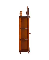 Design Toscano Savile Row Hardwood Wall Curio Display Cabinet