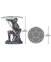 Design Toscano Battle-Worthy Knight Sculptural Table