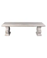 Design Toscano Cambridge Yard Architectural Garden Bench