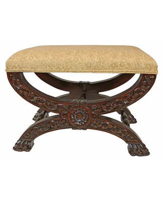 Design Toscano Renaissance Curulis Ottoman Stool