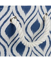 Design Imports Polyester Bin Ikat French Rectangle Large