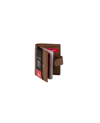 Men's Champs Rfid Blocking Card Holder with Tab Closure in Gift Box