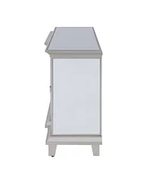 Southern Enterprises Lita Mirrored Electric Fireplace