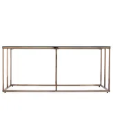 Southern Enterprises Imogen Contemporary Glass Top Cocktail Table