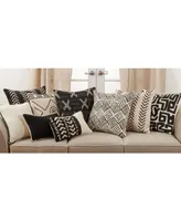 Saro Lifestyle Reversible Decorative Pillow, 12" X 20"