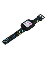 iTouch PlayZoom Black Smartwatch for Kids Airplane Print 42mm