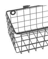 Design Imports Medium 2-Pc. Wire Wall Basket Set