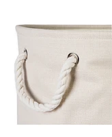 Design Imports Polyester Bin Variegated Round