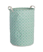 Design Imports Polyethylene Coated Cotton Polyester Laundry Ham Polyethylener Lattice Round