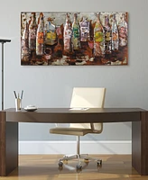 Empire Art Direct 5 O'clock Mixed Media Iron Hand Painted Dimensional Wall Art, 24" x 48" x 2.2"