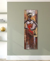 Empire Art Direct Miss-tic Mixed Media Iron Hand Painted Dimensional Wall Art, 60" x 20" x 2.5"