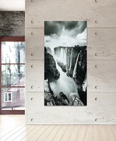 Empire Art Direct The Falls Frameless Free Floating Tempered Art Glass Wall Art by Ead Art Coop, 72" x 36" x 0.2"