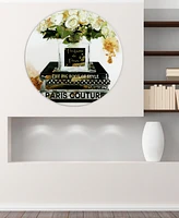 Empire Art Direct Big Book of Style Frameless Free Floating Tempered Glass Panel Graphic Wall Art, 40" x 40" x 0.2"