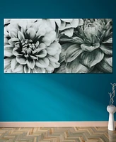 Empire Art Direct Blossoms Frameless Free Floating Tempered Art Glass Wall Art by Ead Art Coop, 36" x 72" x 0.2"