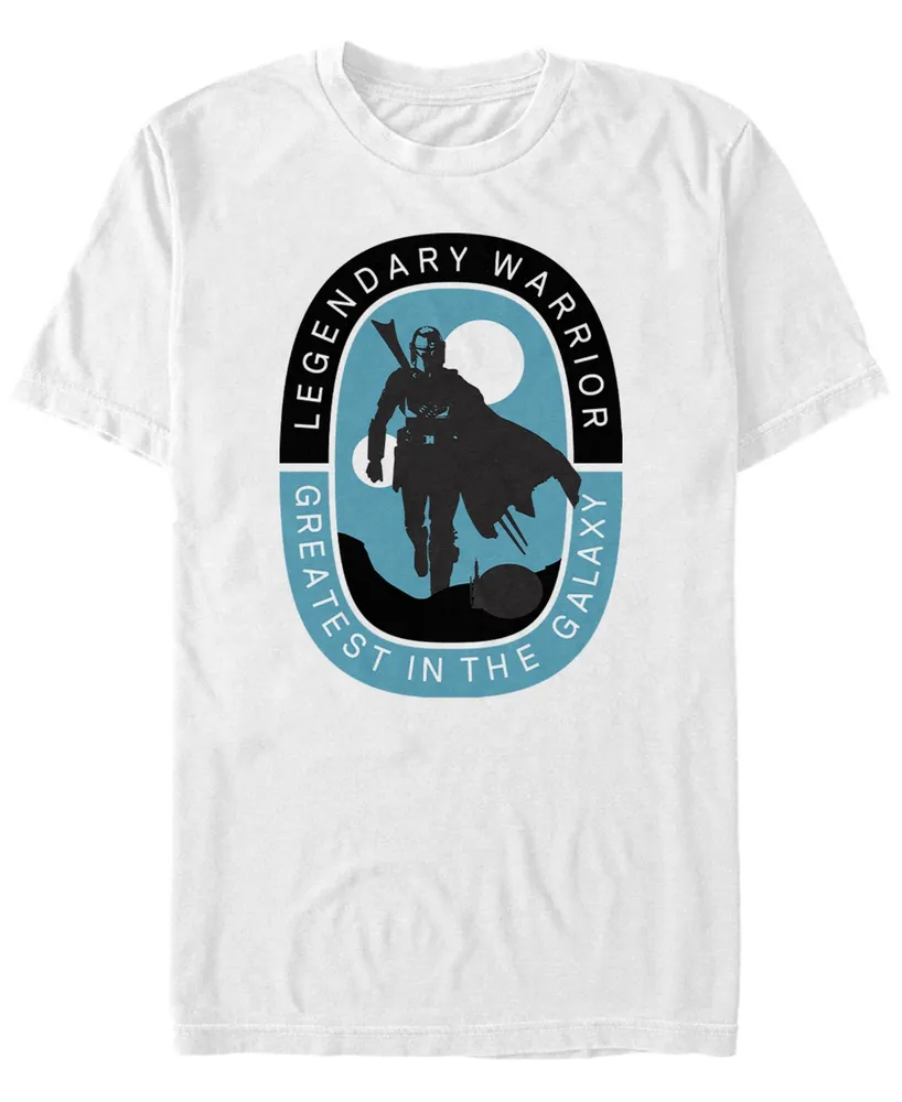 Star Wars Men's Mandalorian Legendary Warrior Greatest The Galaxy T-shirt