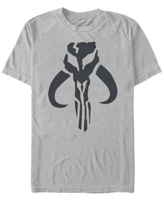 Fifth Sun Star Wars The Mandalorian Mythosaur Skull Logo Short Sleeve Men's T-shirt