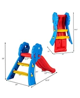 Costway Children Kids Junior Folding Climber Play Slide Indoor Outdoor Toy Easy Store