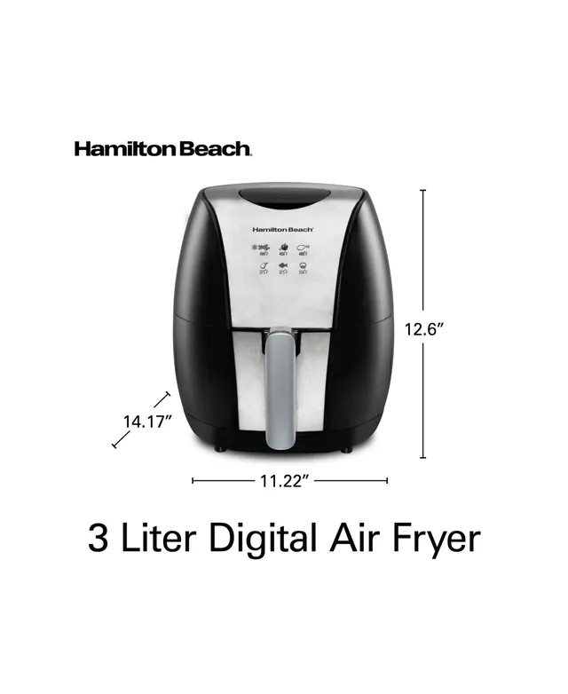 Hamilton Beach 5 Liter Digital Air Fryer with Nonstick Basket - 35075