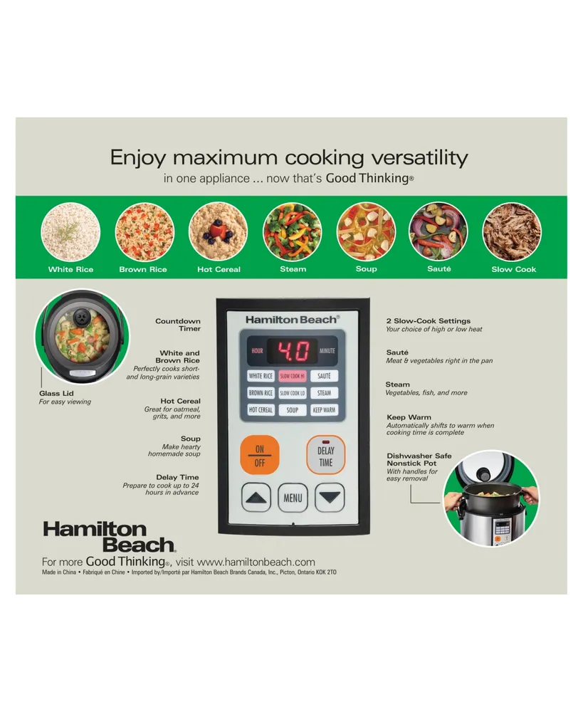 Hamilton Beach Digital Multi Cooker