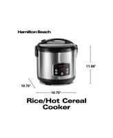 Hamilton Beach 4.5-Qt. Rice/Hot Cereal Cooker