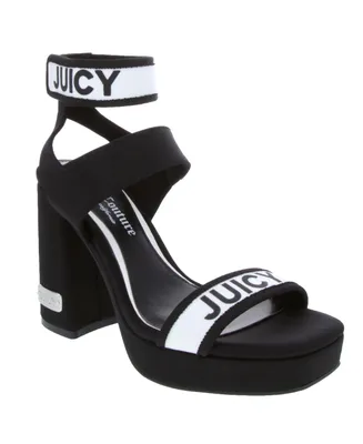 Juicy Couture Women's Glisten Platform Heel Sandal