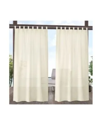 Exclusive Home Curtains Miami Indoor Outdoor Tab Top Curtain Panel Pair