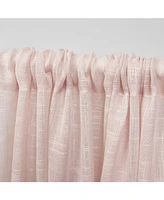 Exclusive Home Curtains Jacinta Bottom Ruffle Sheer Rod Pocket Curtain Panel Pair, 54" x 84", Set of 2
