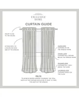 Exclusive Home Curtains Jamaica Palm Indoor - Outdoor Light Filtering Grommet Top Curtain Panel Pair, 54" x 96", Set of 2