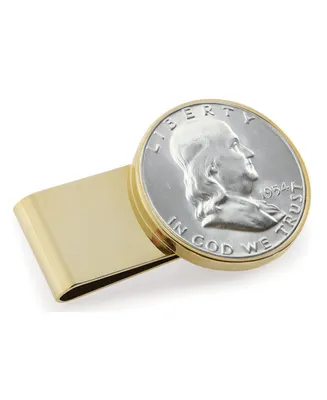 Men's American Coin Treasures Silver Franklin Half Dollar Stainless Steel Coin Money Clip
