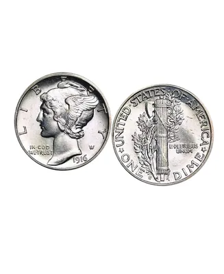 American Coin Treasures Silver Mercury Dime Coin Cuff Links